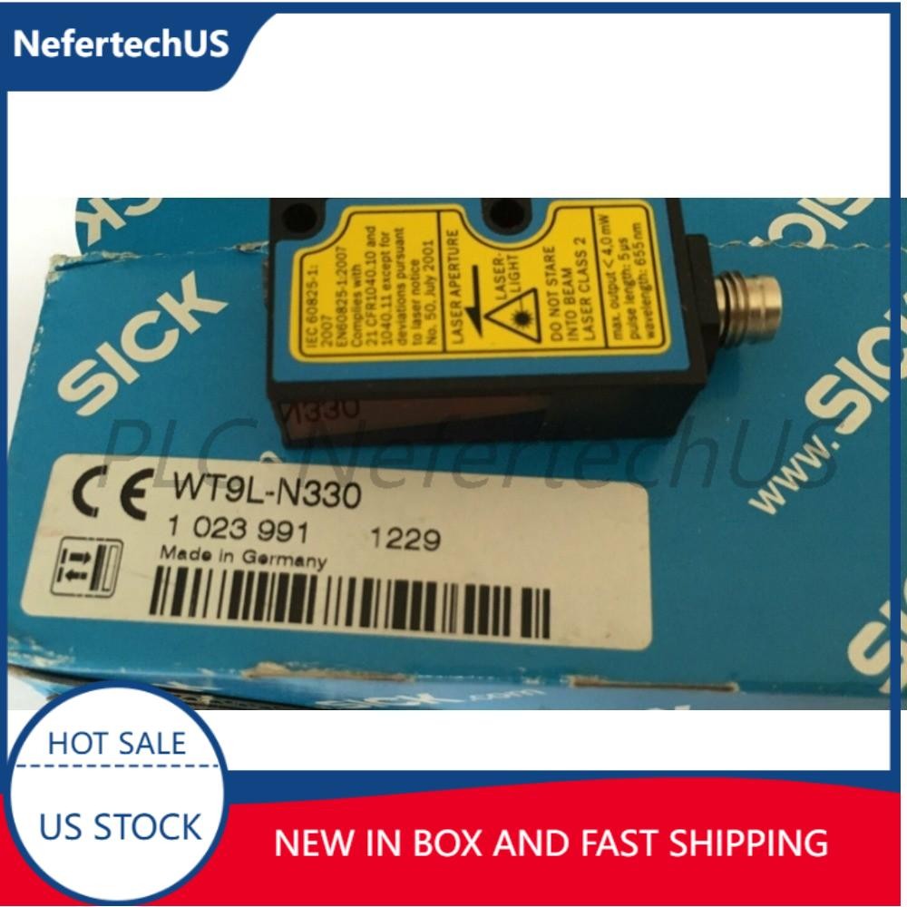 NEW SICK WT9L-N330 PLC PHOTOELECTRIC PROXIMITY SWITCH, NPN M8 60MM FOCUS