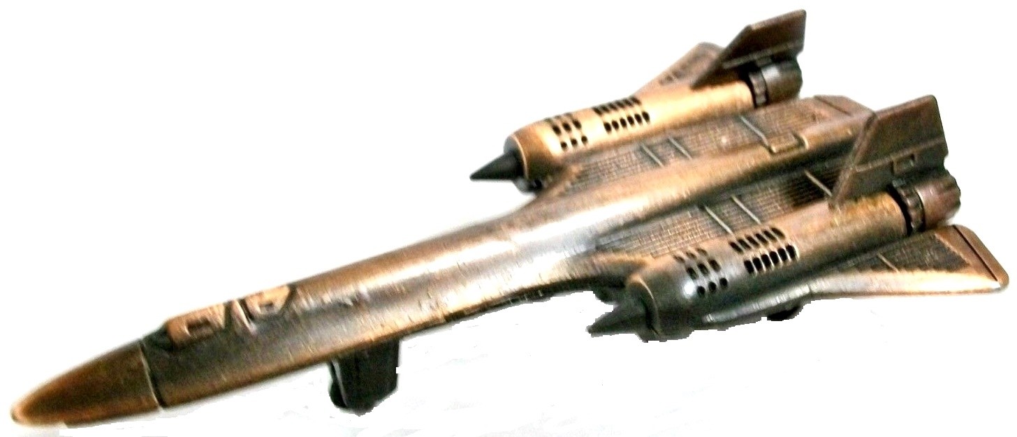 SR-71 Blackbird Die Cast Metal Collectible Pencil Sharpener