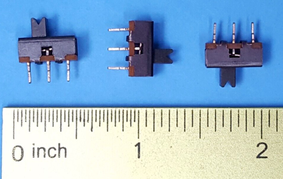 (50 PCs) SLIDE SWITCH DPDT , 3 PIN , SS-12F56-V4