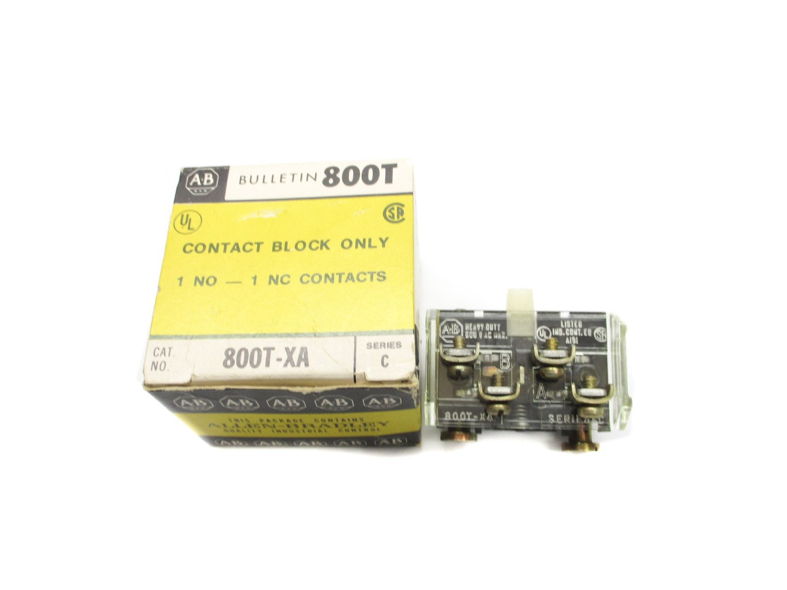 INDUSTRIAL SPARE PART 800T-XA SER. C 600VAC (BK/YL) NSMP