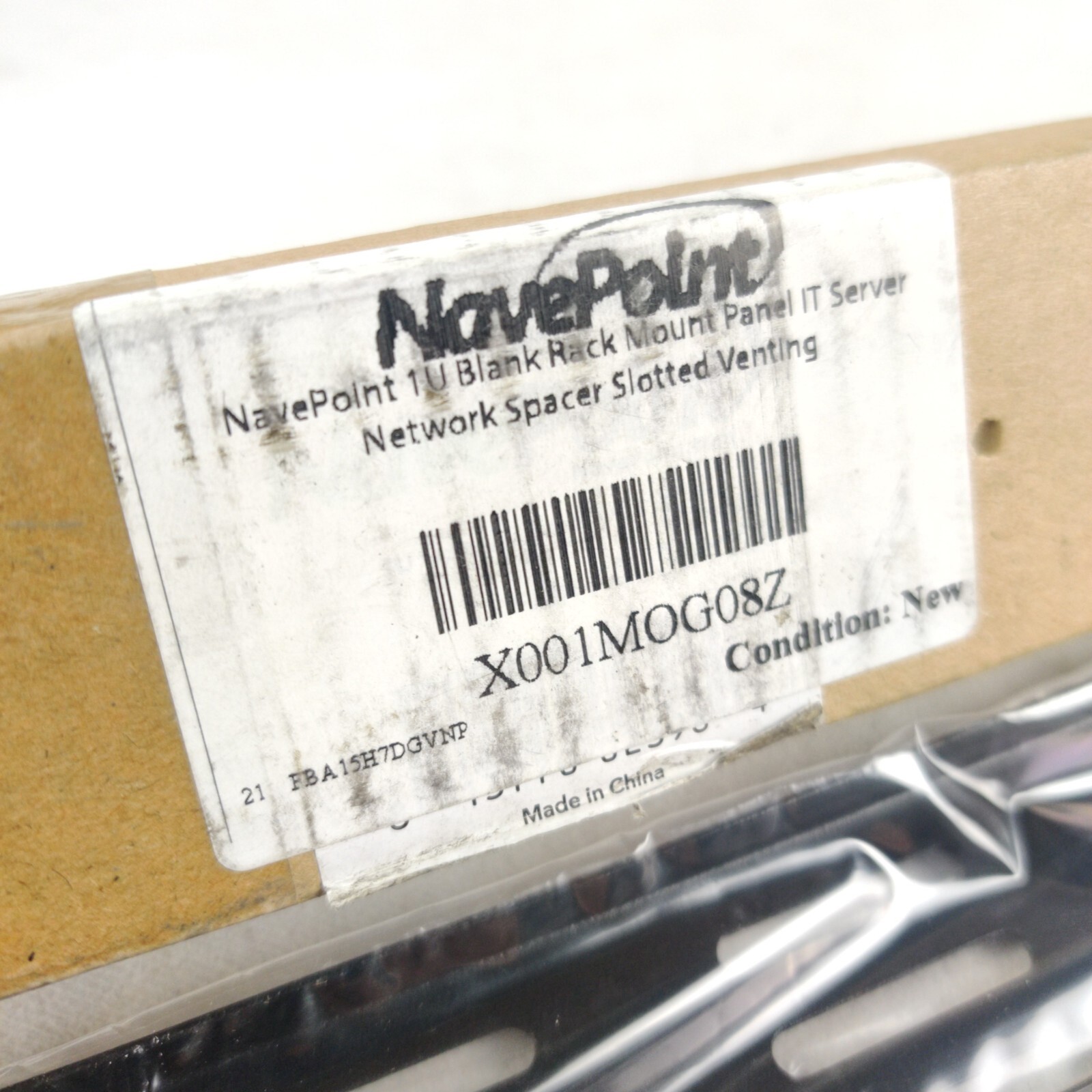 New NavePoint 1U Blank Rack Mount Panel IT Server Network Spacer Slotted Venting