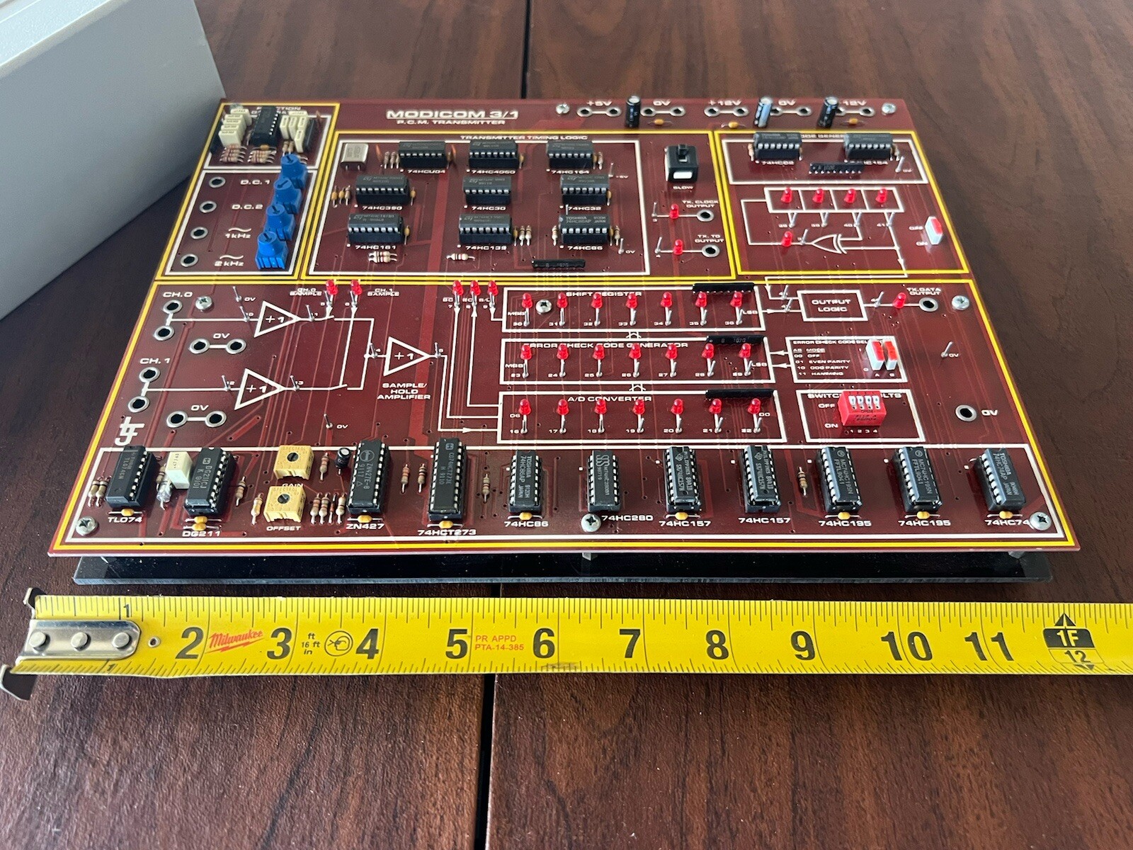 LJ Technical Systems Circuit Board Trainer - Modicom 3/1 P.C.M. Transmitter #2