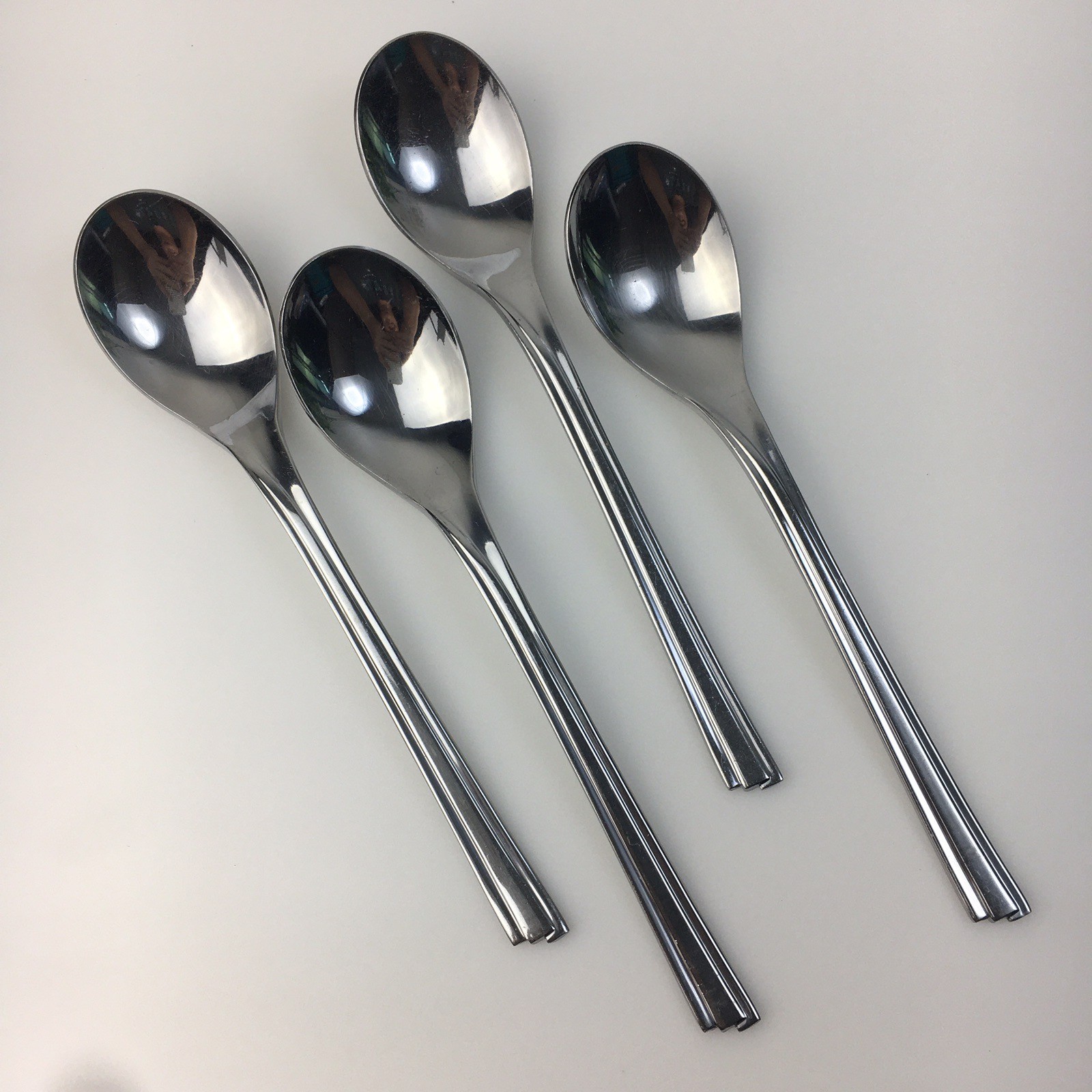 Soup Spoons Reed & Barton Select Stainless WAYZATA Korea 4pc