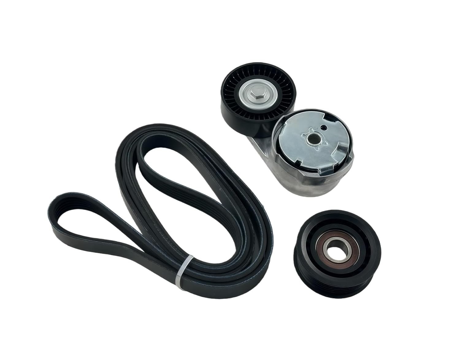Drive Belt Tensioner with Idler Pulley Serpentine Belt Kit for Dodge Grand