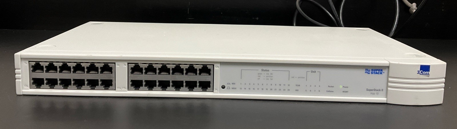 3Com SuperStack II Hub 10 | No Power Supply