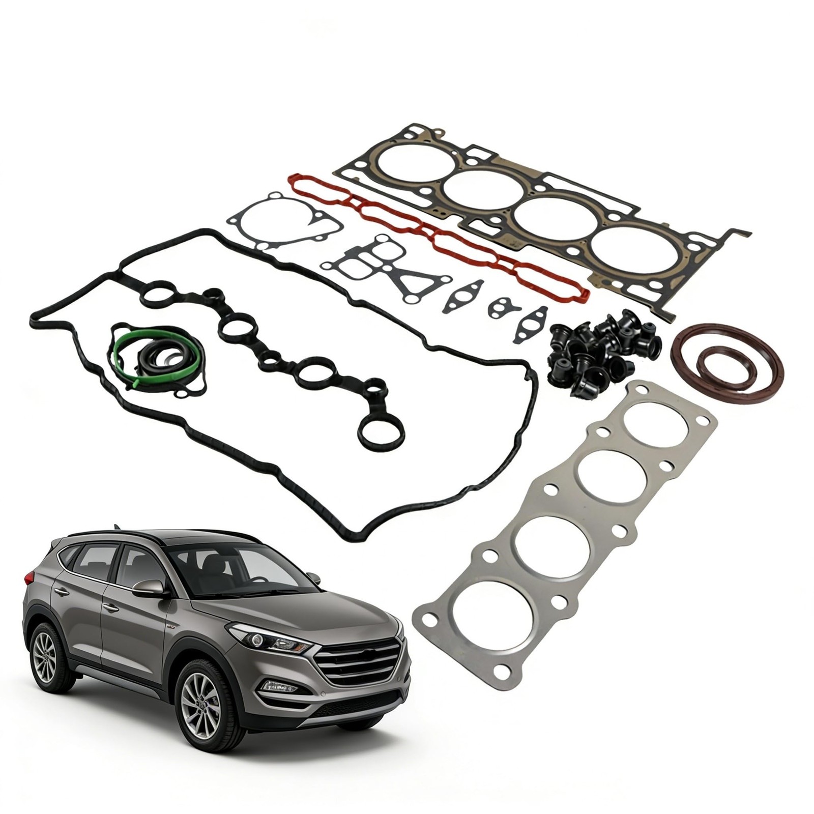 1set 22311-2GGB0 Cylinder Head Gasket Set G4KJ 2.4L Engine Gasket Seal Kit Re...