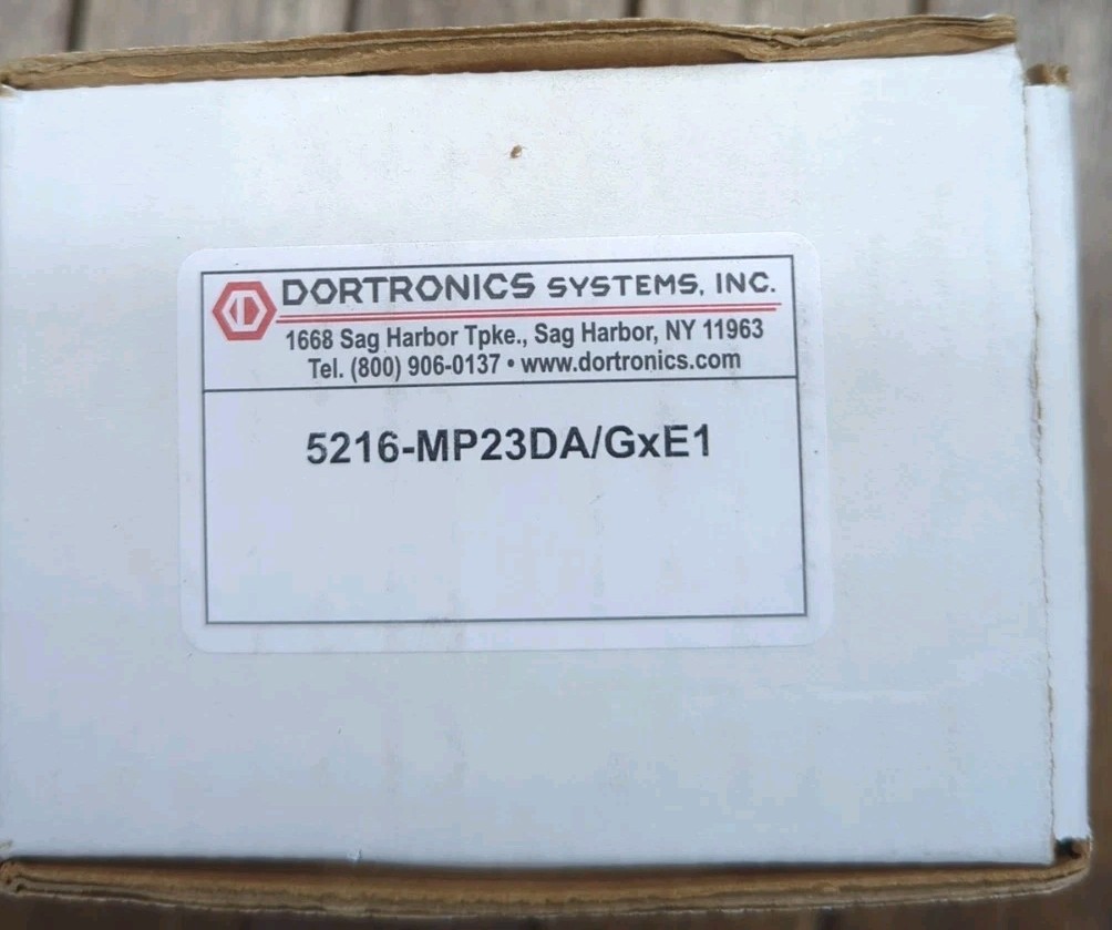 Dortronics 5216-MP23DA/GxE1 Pneumatic Push To Exit Button (Green) NO/NC