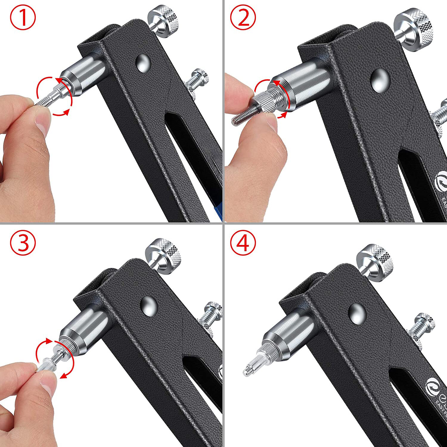 220/1000/1450 Nuts Rivet Gun Kit Rivnut Thread Setting Tool Nut Setter NutSert