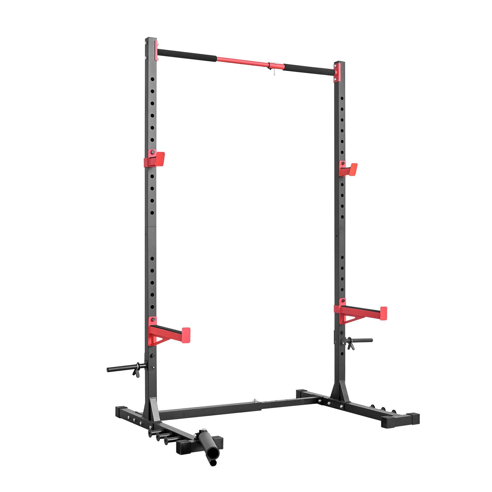 Powder-Coated Steel Power Cage Rack Home Gym