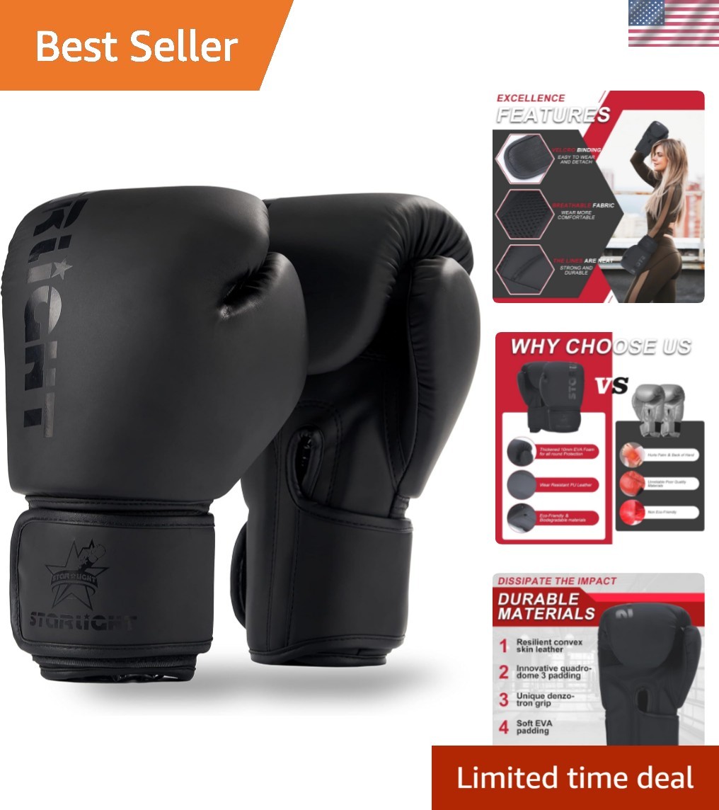 Boxing Gloves for Men Women, Sparring Training Punching MMA Kickboxing Boxing...