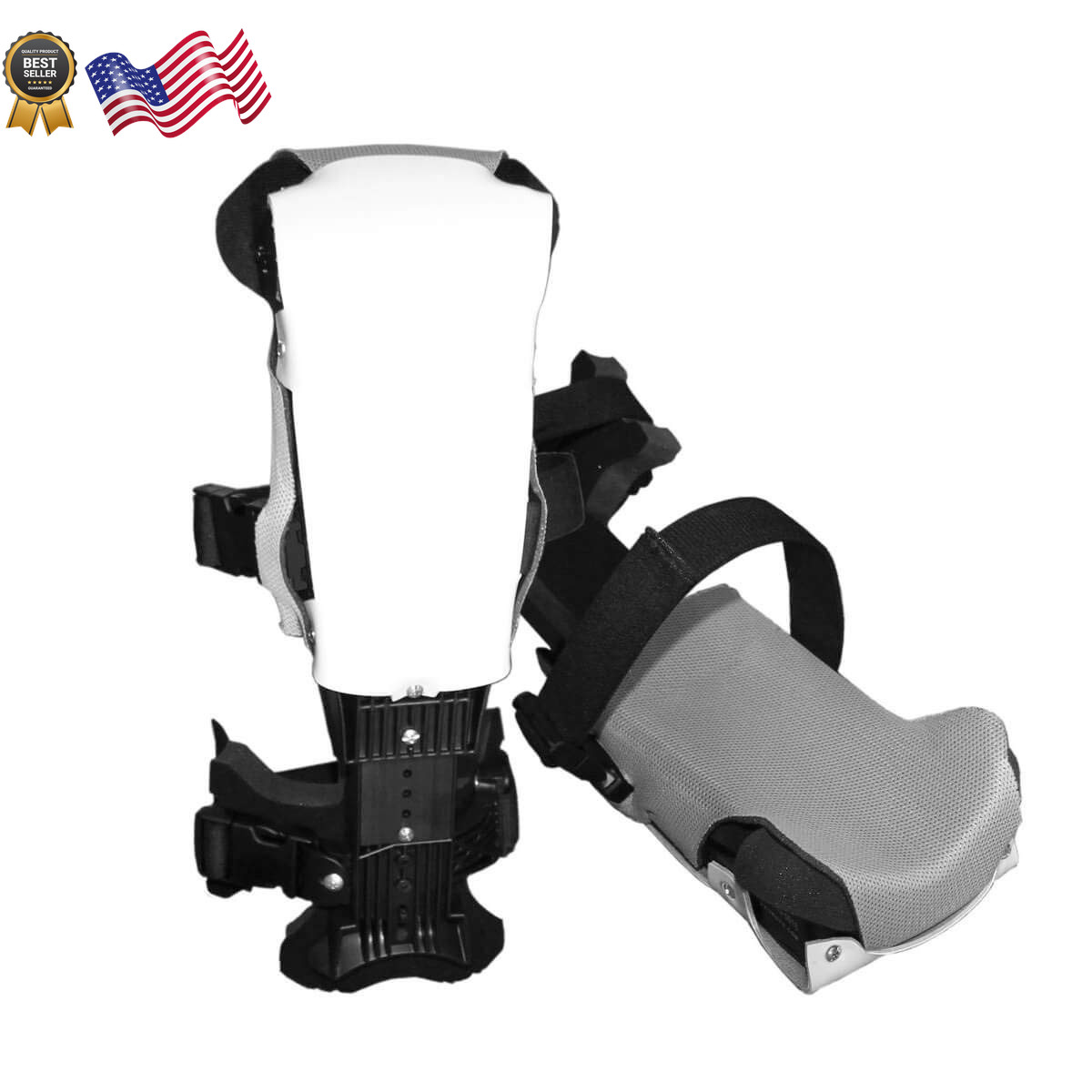 0714 Custom Professional Knee Pads 23.5" 17.5" to 18": Wide W/Regular Straps 1"