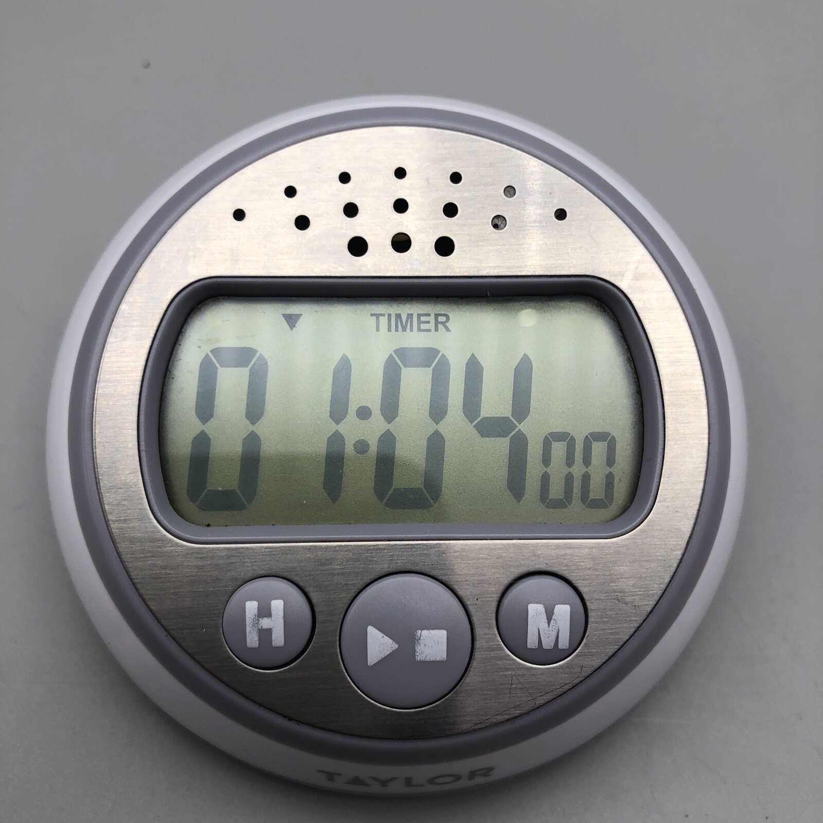 Taylor Precision Products Super-Loud Digital Timer Silver (5873) w/Out Battery