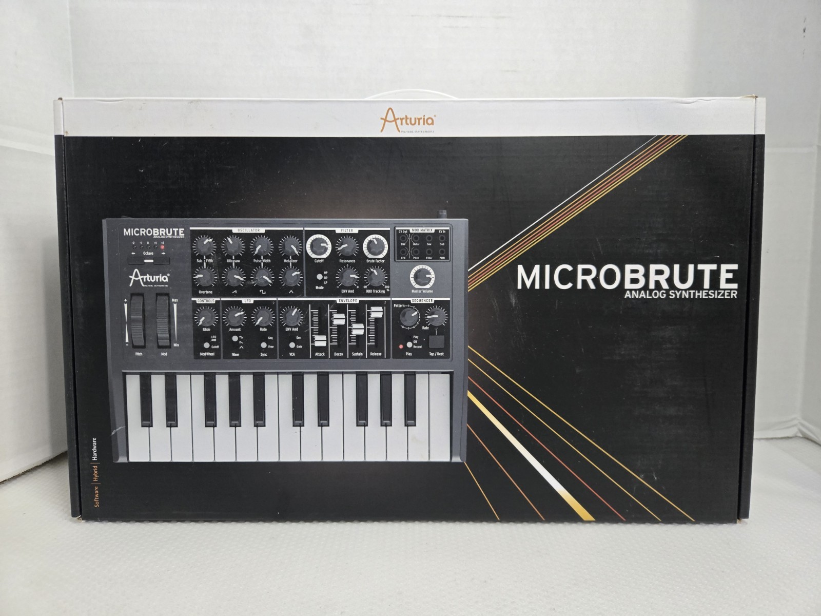 Arturia MicroBrute Analog Synthesizer Keyboard Midi USB