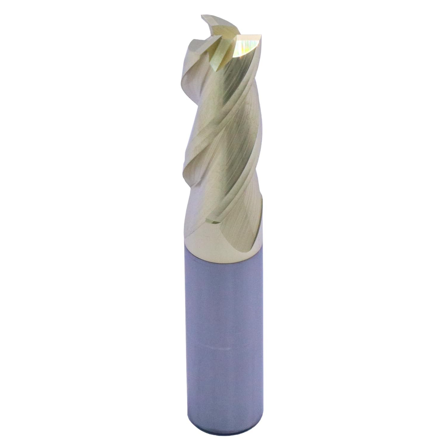 High Performance 1/2" Solid Carbide Square End Mill for Aluminum - ZrN Coated...