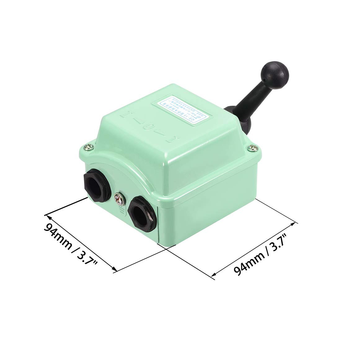 Aluminum Drum Switch QS-15 3 Position Forward Off Reverse Motor Control Switch