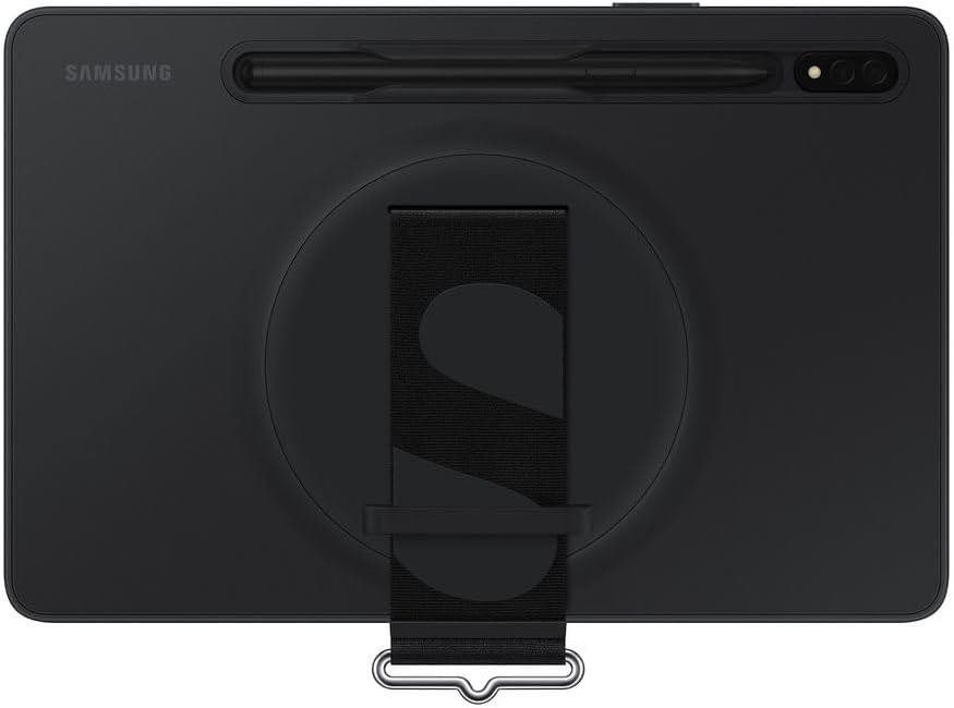 Genuine / Official Samsung Galaxy Tab S7 & Tab S8 Strap Case / Cover - Black