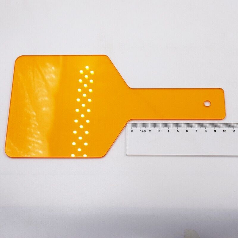 Dental Protective Curing Shield Hand-Held Visible Light Filter Paddle Orange Kit