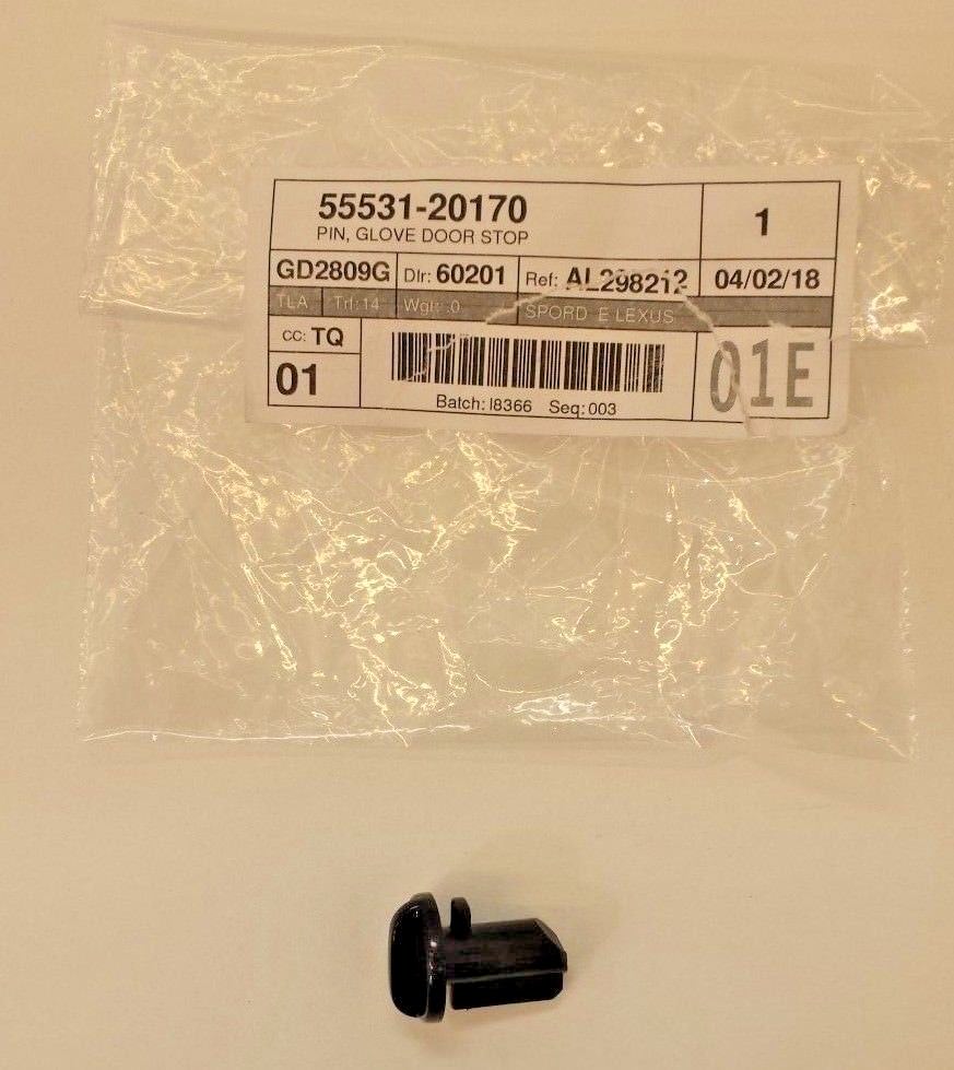 LEXUS OEM FACTORY GLOVE BOX STOPPER PIN 2004-2009 RX330 RX350 55531-20170