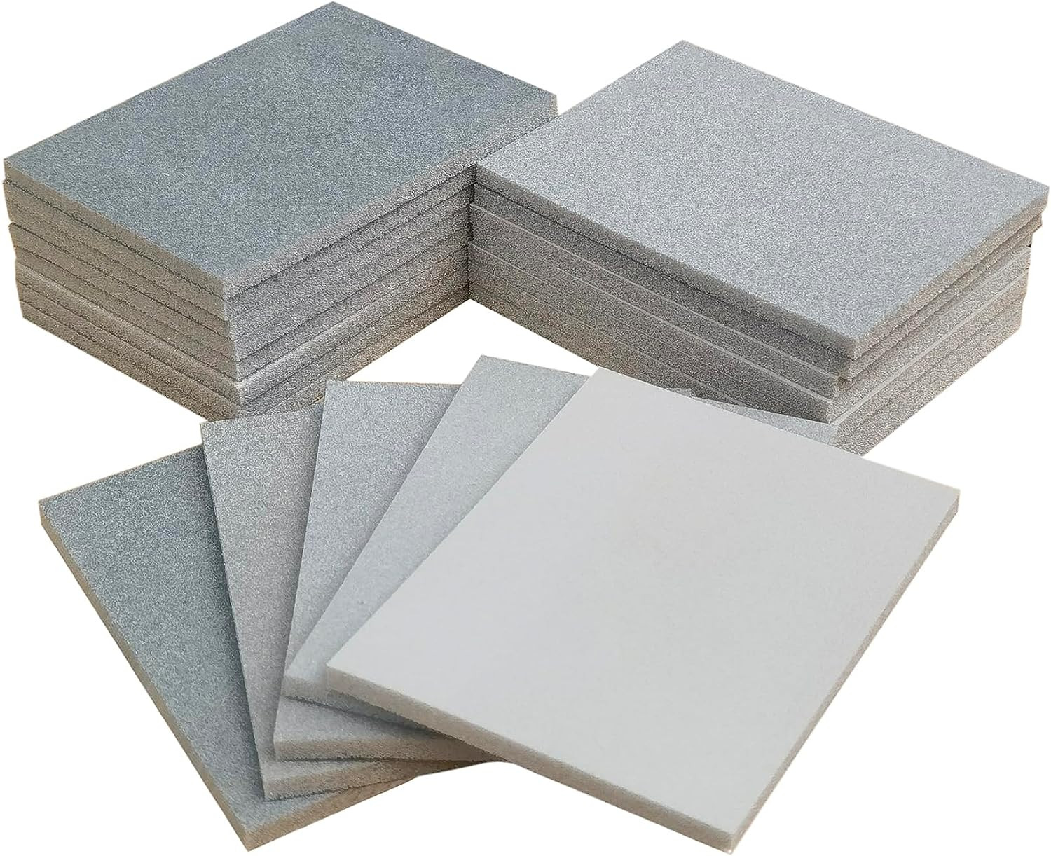 20 Pcs 3 X 4 Inch 400-3000 Grit Sanding Sponge Set, Ultra Fine Sanding Sponges P