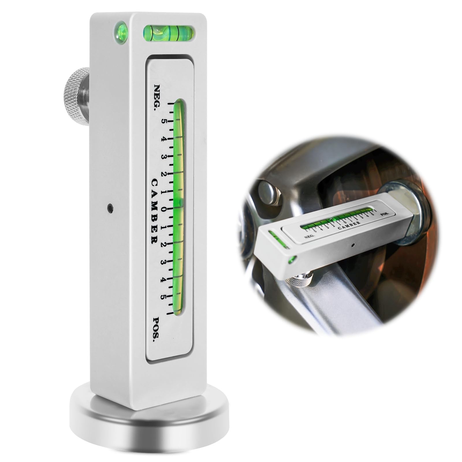 Adjustable Magnetic Gauge Tool, Wheel Camber, Caster Pillar and Wheel Alignme...