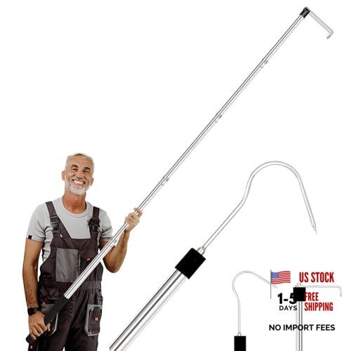 Truck Cargo Grabber - 34-70 Inch Sturdy Pickup Truck Bed Cargo Retrieval Pole,