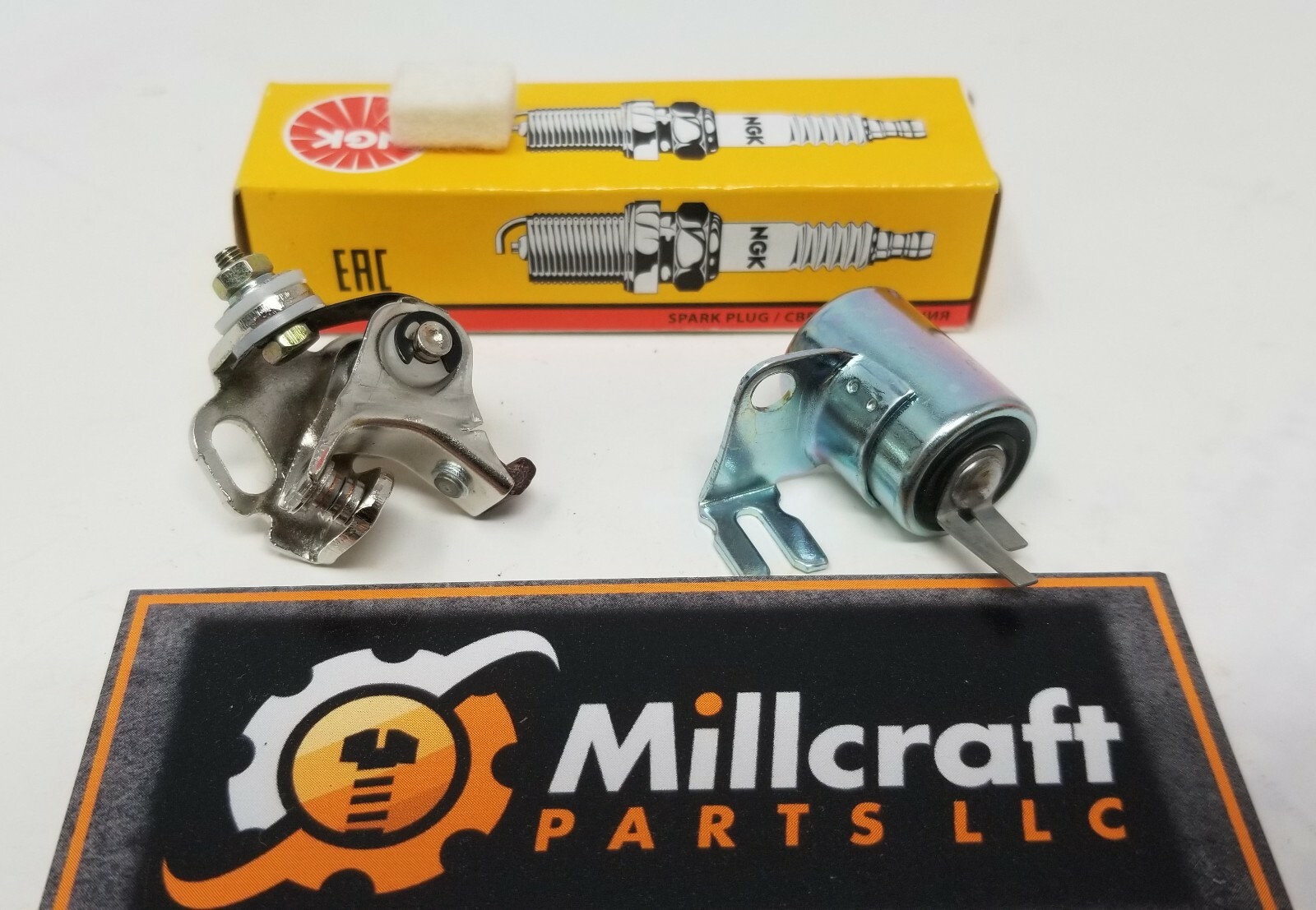 For Honda Z50A Z50R Z50 Trail  Minitrail TUNE UP KIT Points Condenser Spark Plug