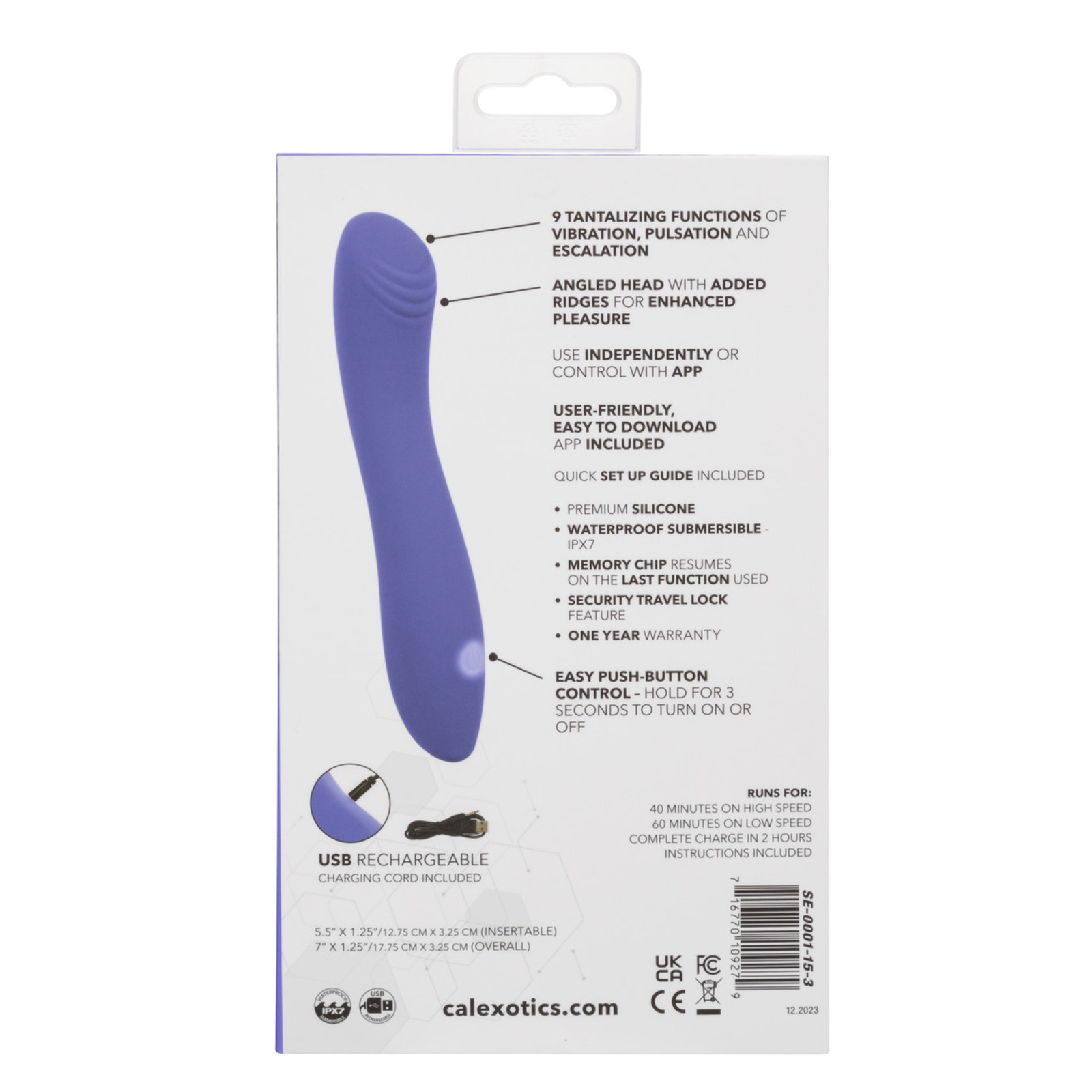App Controlled Vibrating G-Spot Stimulator Multi-Speed Rechargeable Vibrator