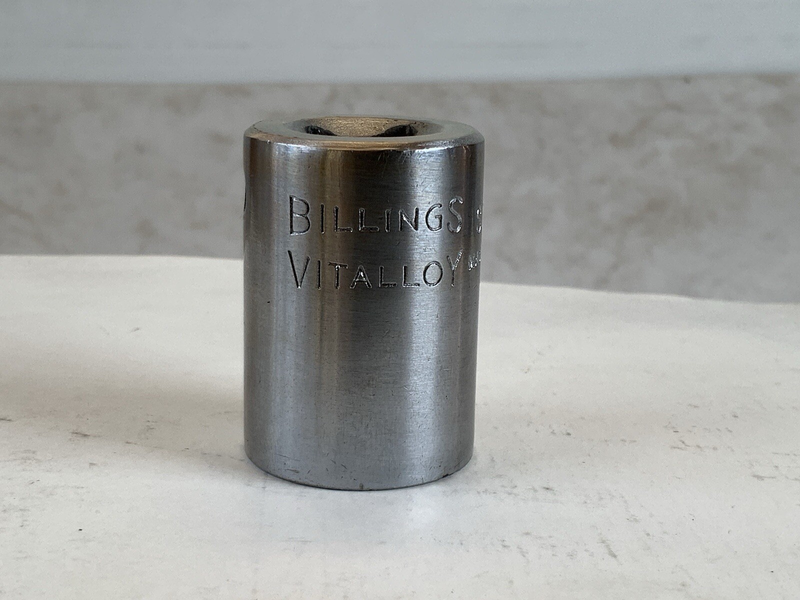 BILLINGS Vitalloy S-1228, 1/2 drive 12pt Socket, size 7/8in., USA Made