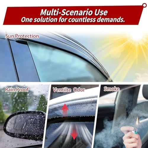4PC Rain Guards for 1999-2006 Chevy 99-07 Chevy Silverado GMC Sierra (4PC)