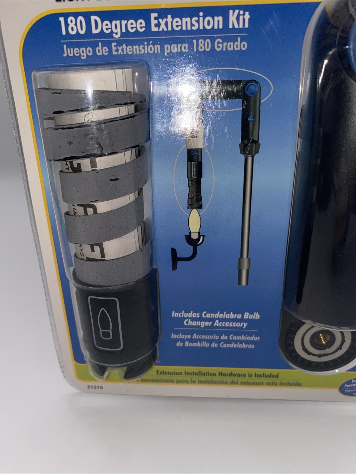 Giraffe Light Bulb Changing System 180 Degree Extension Kit New