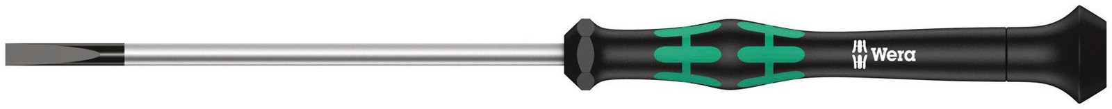 Wera Kraftform Micro Slotted 2.5mm x 80mm Screwdriver Ergonomic Handle