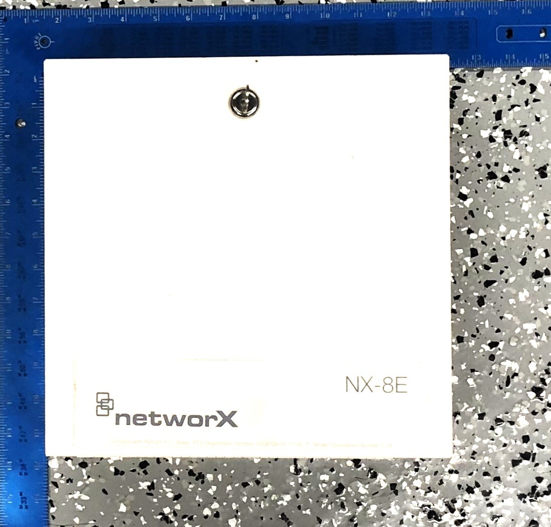 networX Security Alarm Cabinet ONLY NX-8E USED