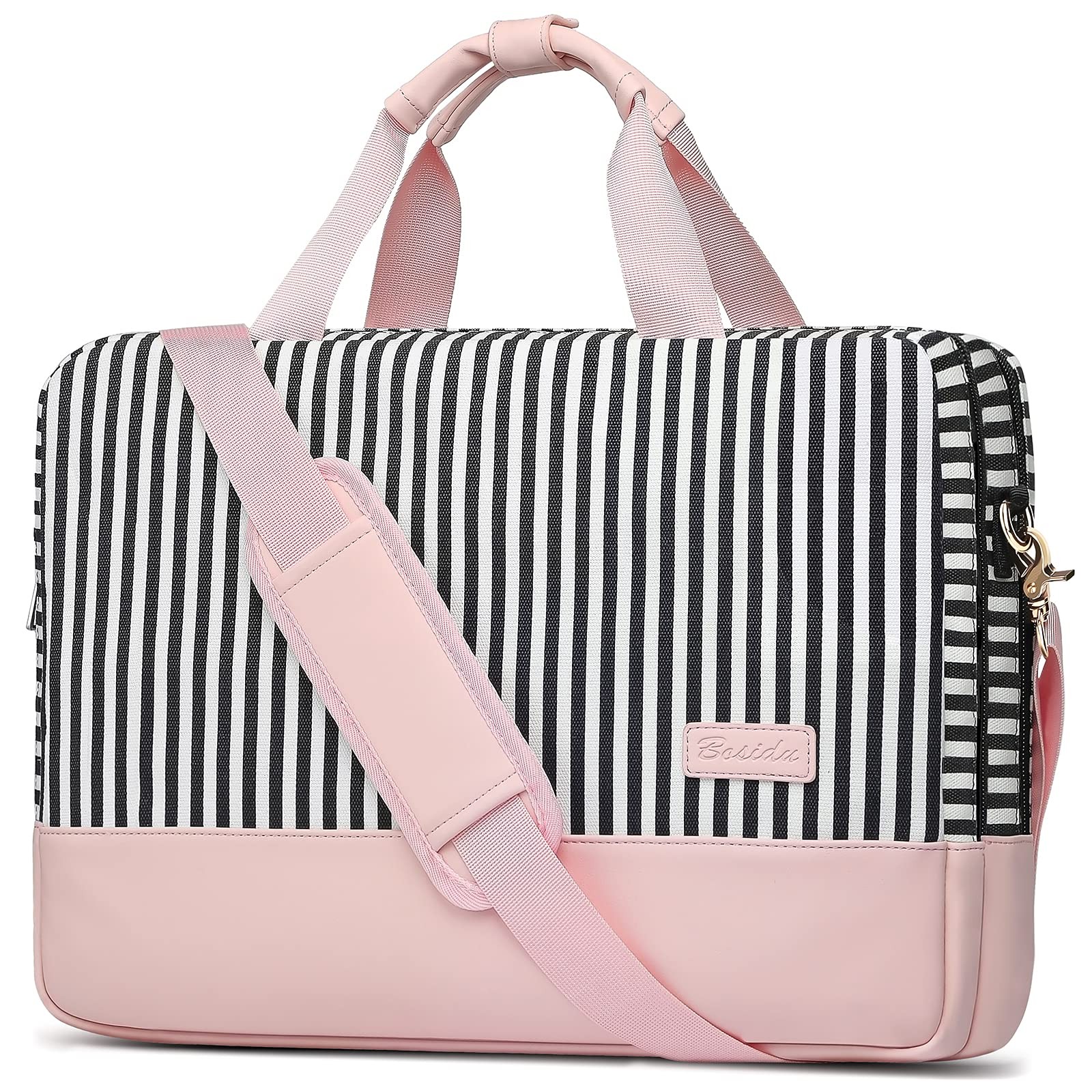 Laptop Bag for Women Computer Bags 15.6 Inch Laptop Case,Water Resistant Canv...