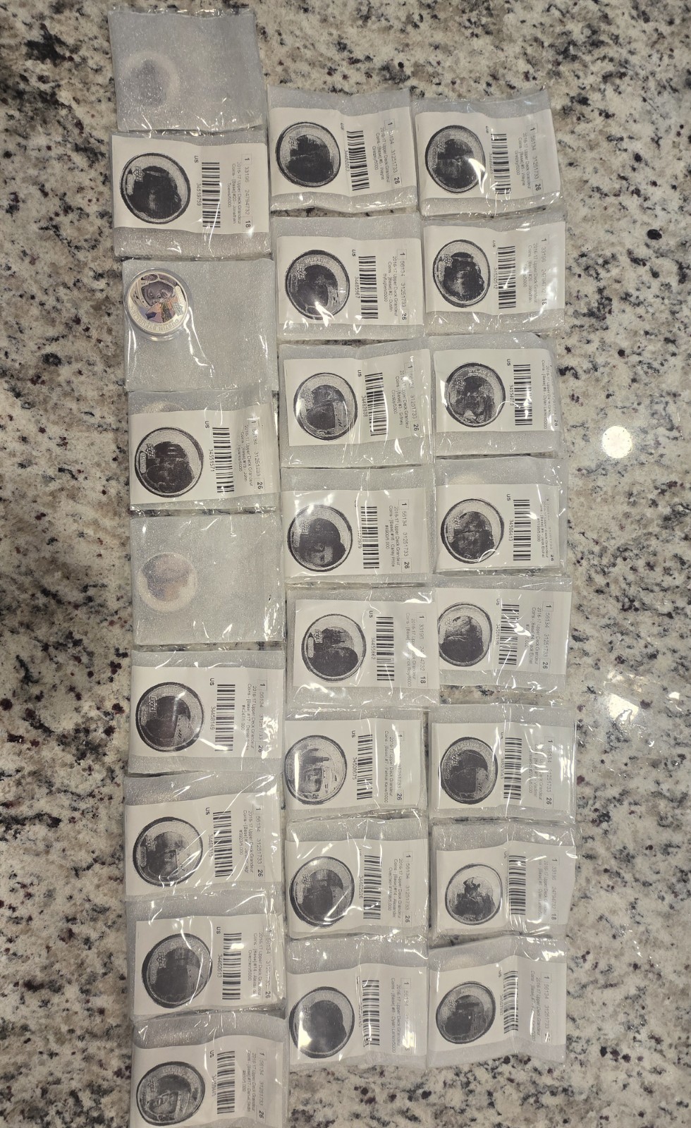 2016-17 Upper Deck Grandeur 25-Coin Lot /5000 Colored Silver Gretzy Crosby Roy