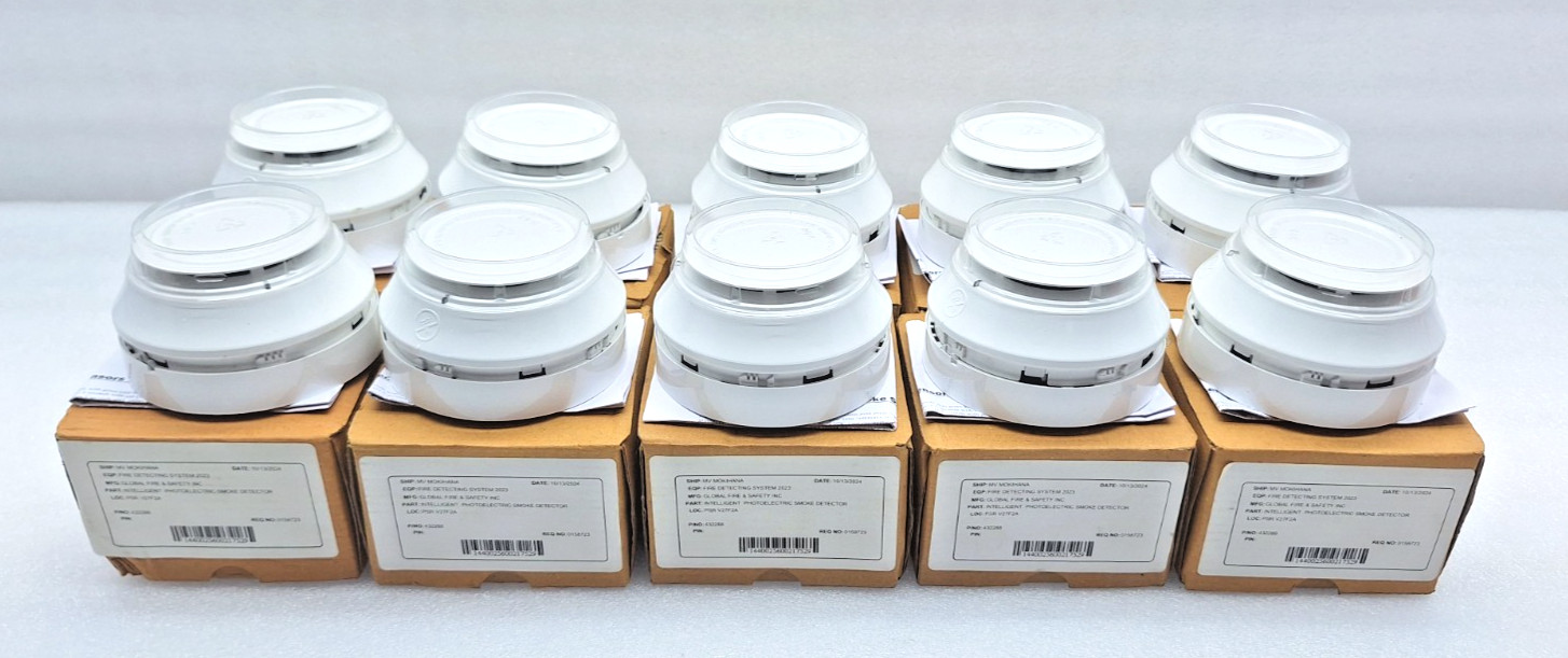 NOTIFIER FSP-951-IV Photoelectric Smoke Sensor "WHITE" Lot of 10 Pcs New