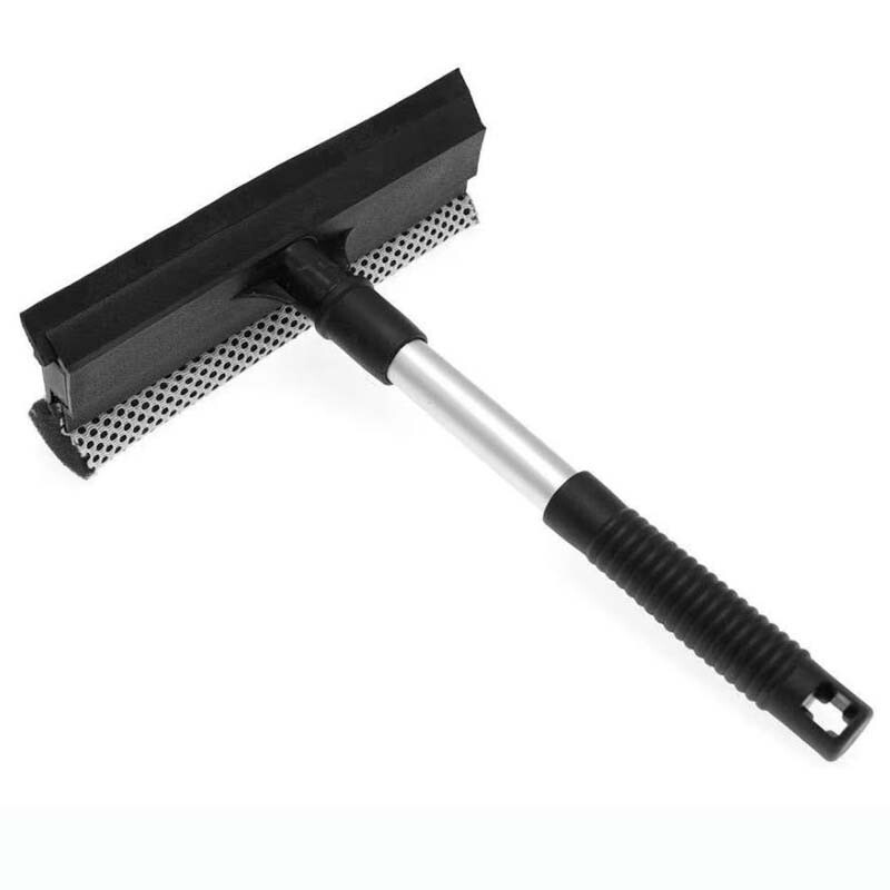 Windshield Squeegee Scraper Handle Car Window Brush Double Surface Wiper Cleaner