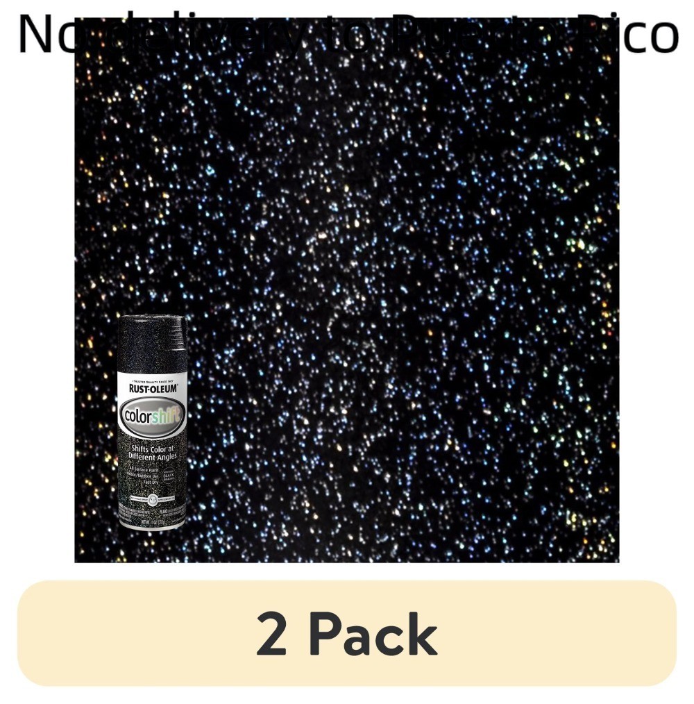 (2 pack) Iridescent, Rust-Oleum Color Shift Spray Paint-384335, 11 oz