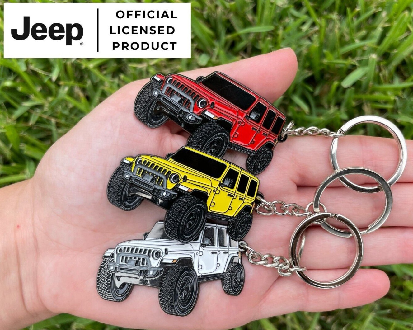 Jeep Wrangler Keychain - Officially Licensed - Jeep Wrangler Accessories Key