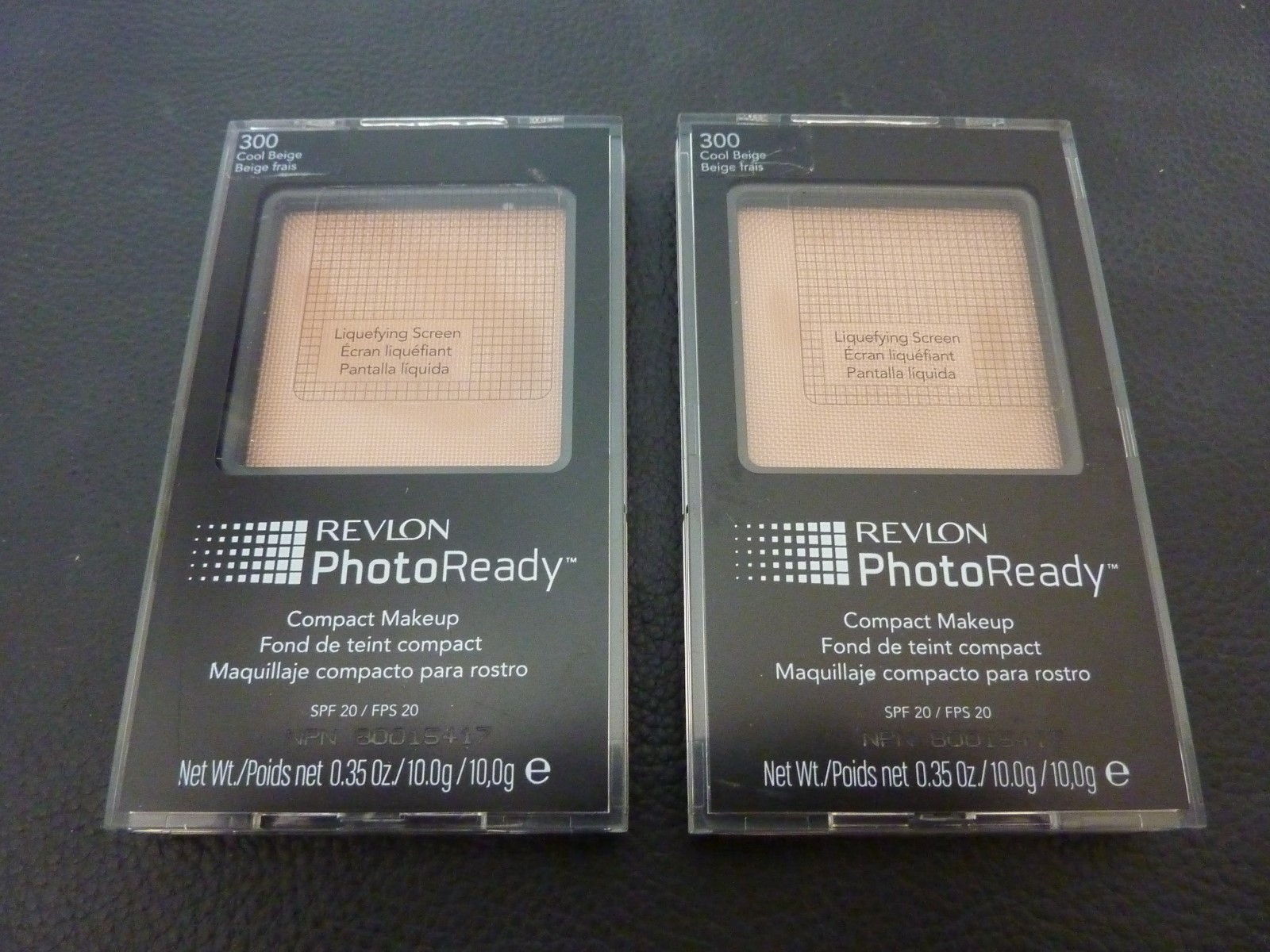 Revlon PhotoReady Compact Makeup-COOL BEIGE  #300-TWO-New/Sealed-BUY MORE & SAVE