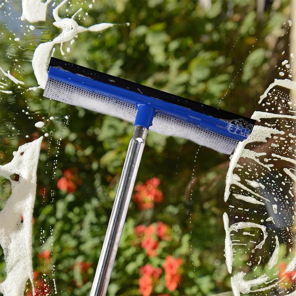 72 Window Squeegee for Window Cleaning - Long Handle Window Cleaner Tool New