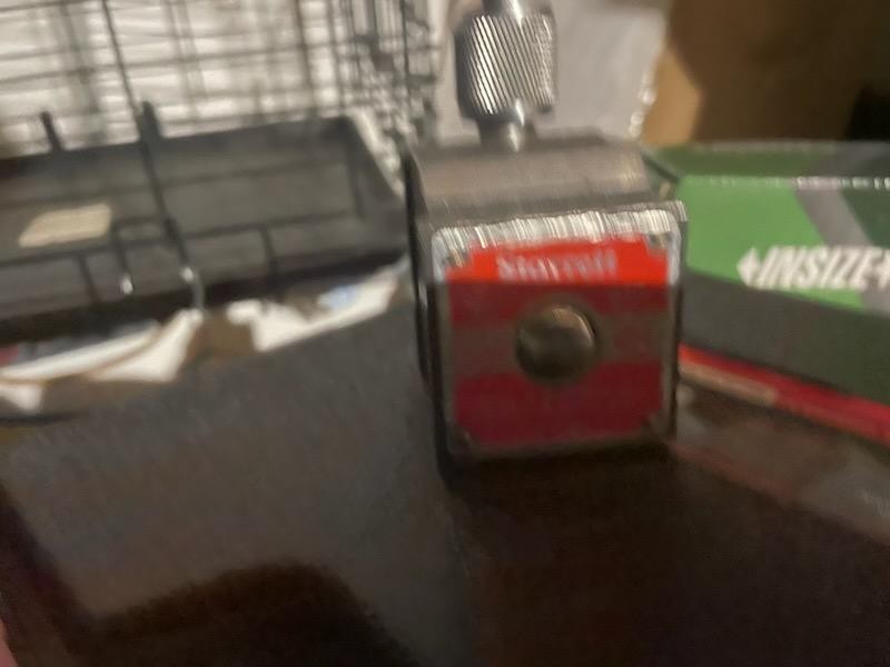 Starrett 657A Magnetic Base Dial Indicator Holder with Adjustable Arm