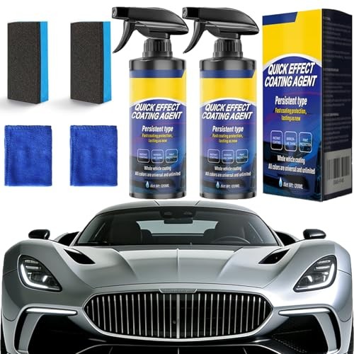 2 Pcs Quick Effect Coating Agent for Car,2026 Upgrade Car Coating Spray–Fast