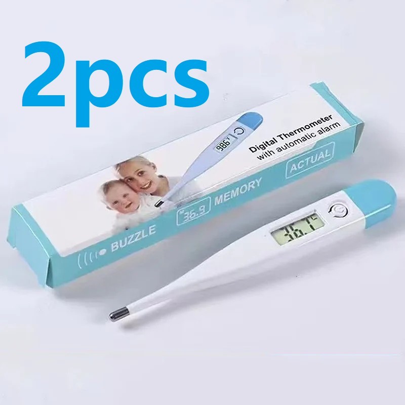 Digital LCD Thermometer Medical Baby Adult Fever Kids Safe Ear Mouth Fahrenheit