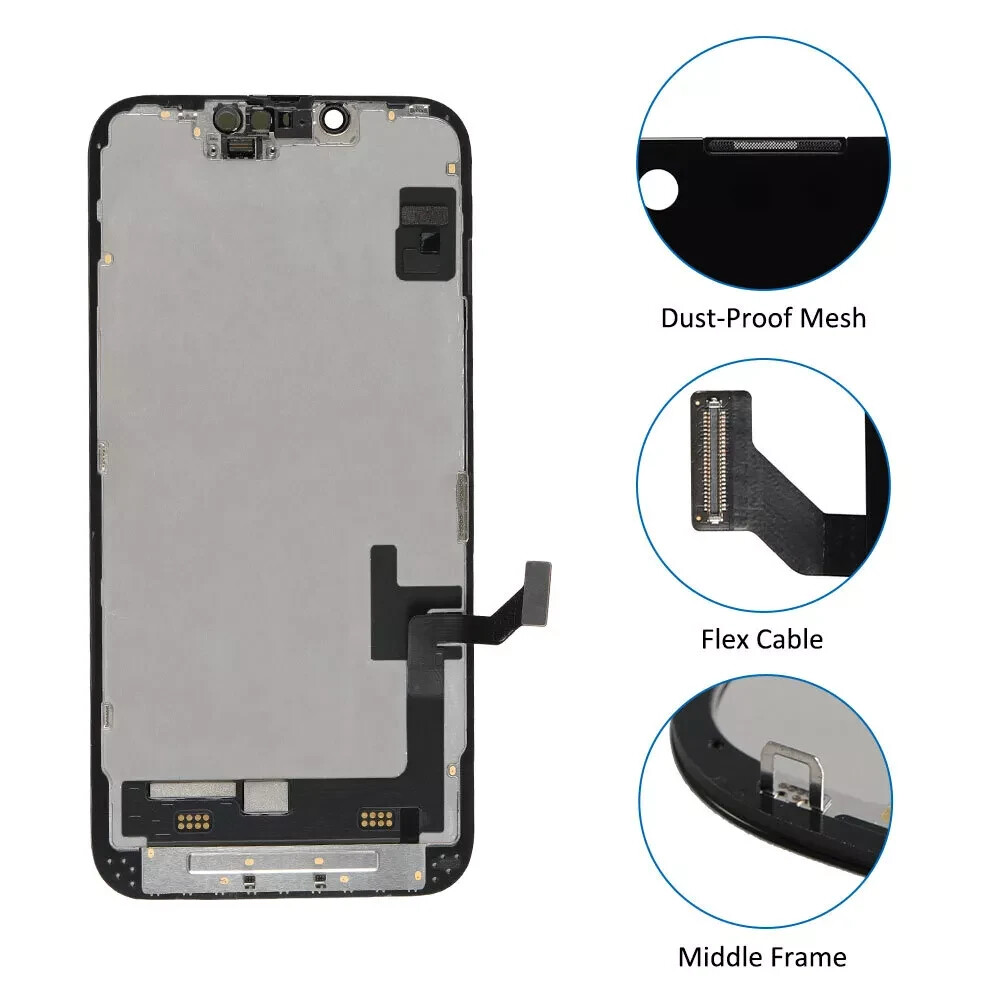 iPhone 14 Soft OLED Display LCD Touch Screen Digitizer Replacement
