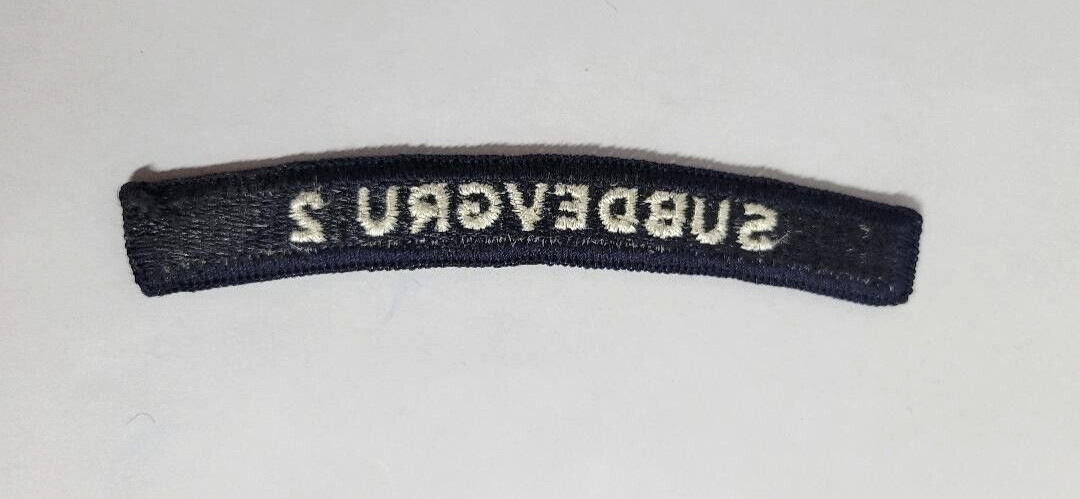 US Navy SUBDEVGRU 2 Submarine Development Group TWO Formed in 1949 Segment Patch