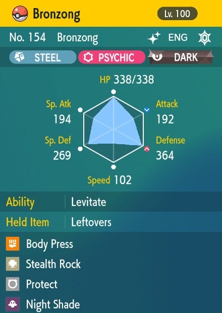 Pokemon Scarlet and Violet 6iv Shiny Max EV Bronzong