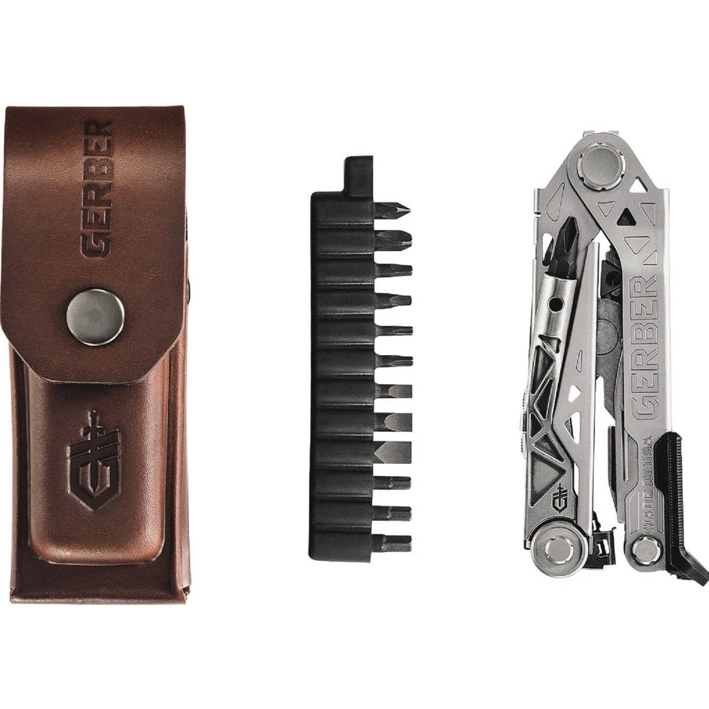 Gerber Center-Drive Plus Multi-Tool with Bit Set and Leather Sheath