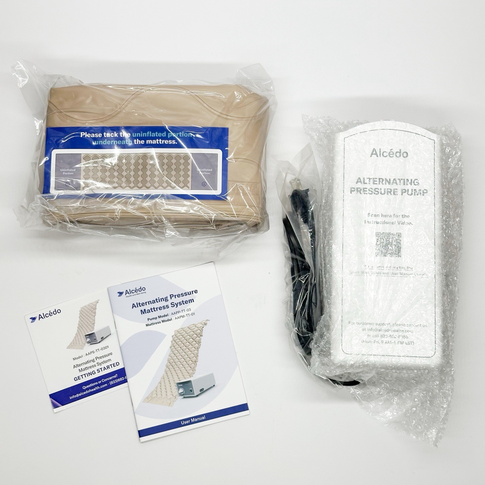 Alcedo Alternating Air Pressure Mattress System - Open Box