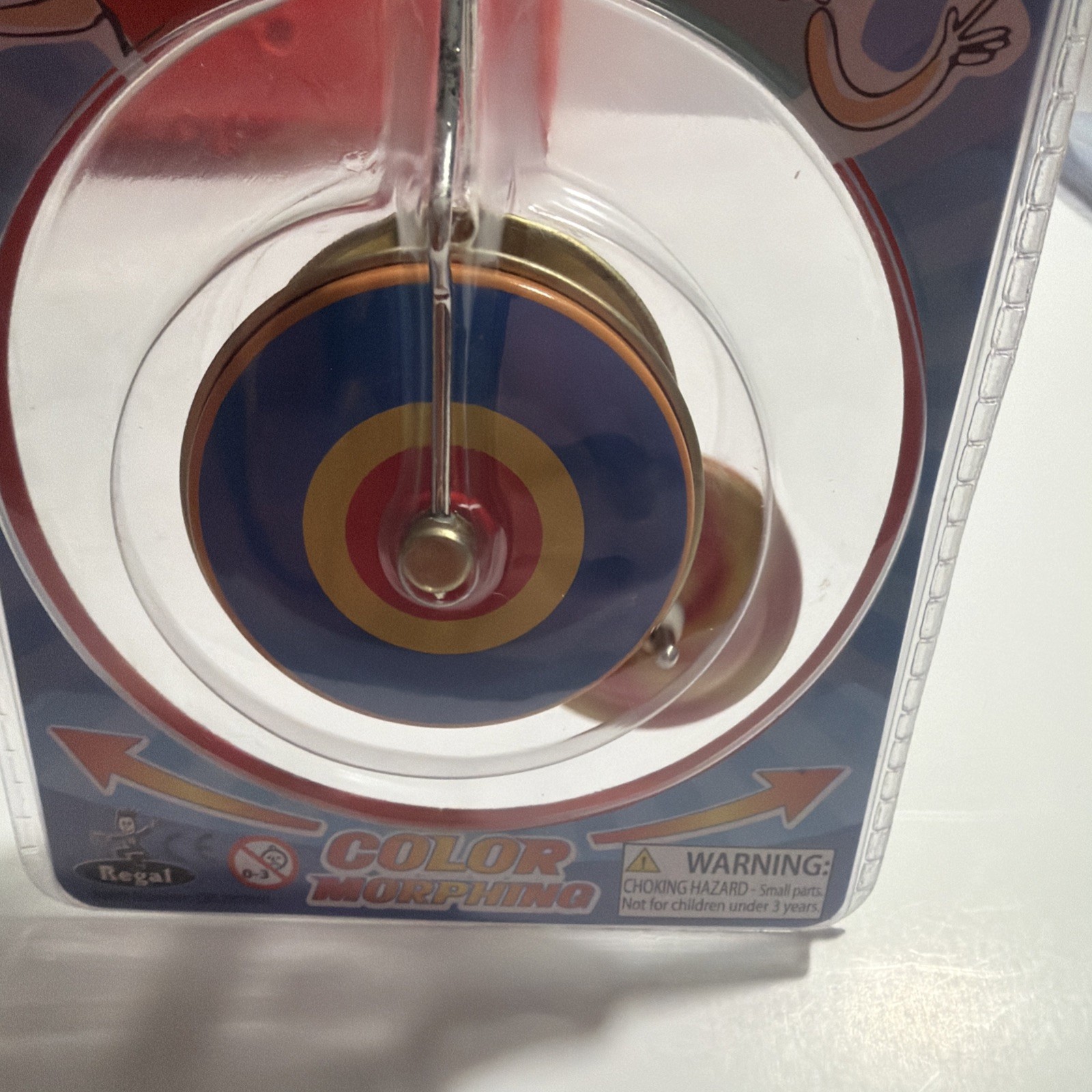 Whirl O Toy Magnetic Color Morping Spin Top Launcher Toy NEW