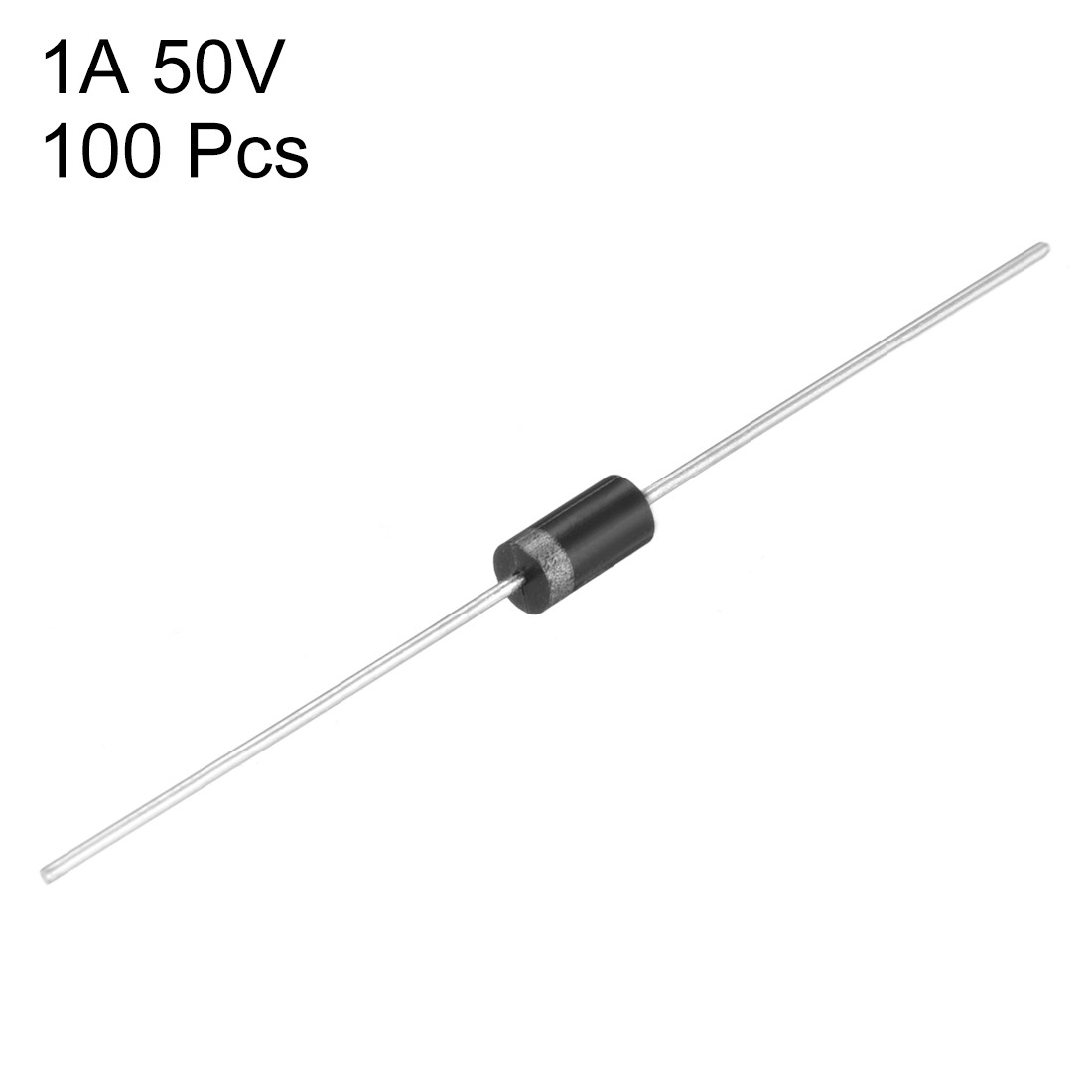 1N4001 Rectifier Diode 1A 50V Electronic Silicon Diodes 100pcs